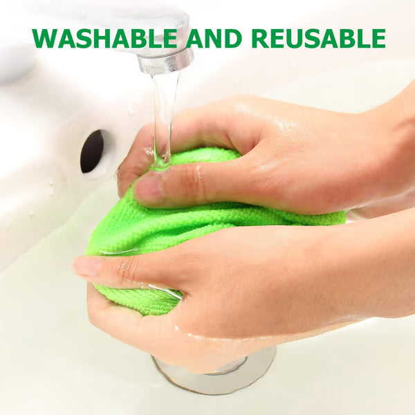 🔥 Windshield Cleaning Tool, Microfiber Car Window Cleaner-OA