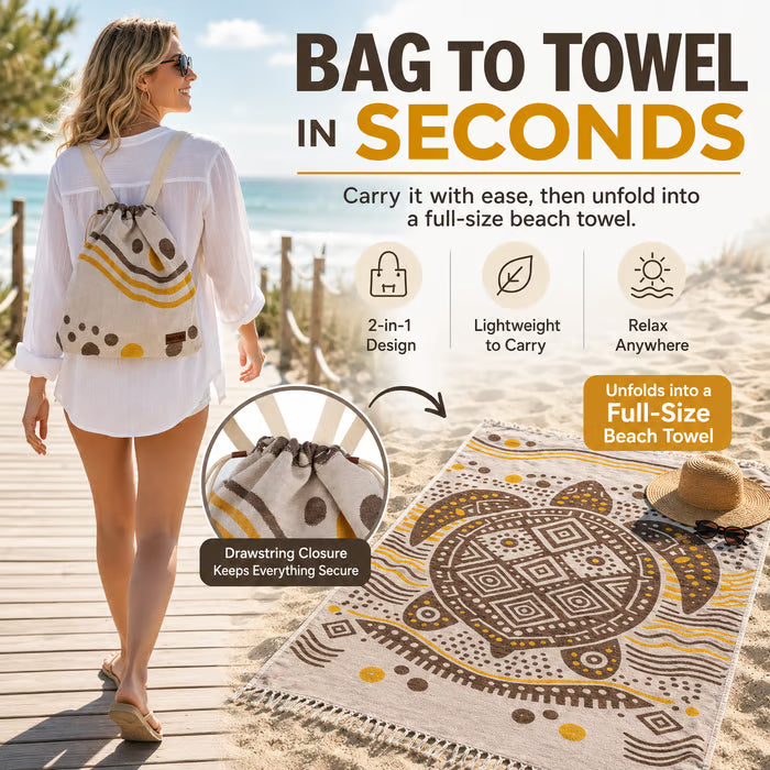 🔥 Must-Have All-in-One Towel Bag! Perfect for Outdoor & Travel✨-TOP1