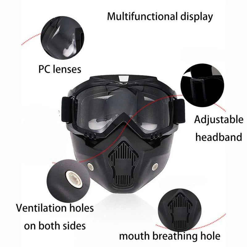 🔥💥Outdoor wind and sand resistant UV mask, suitable for skiing and cycling, welding and cutting specific mask-Finds
