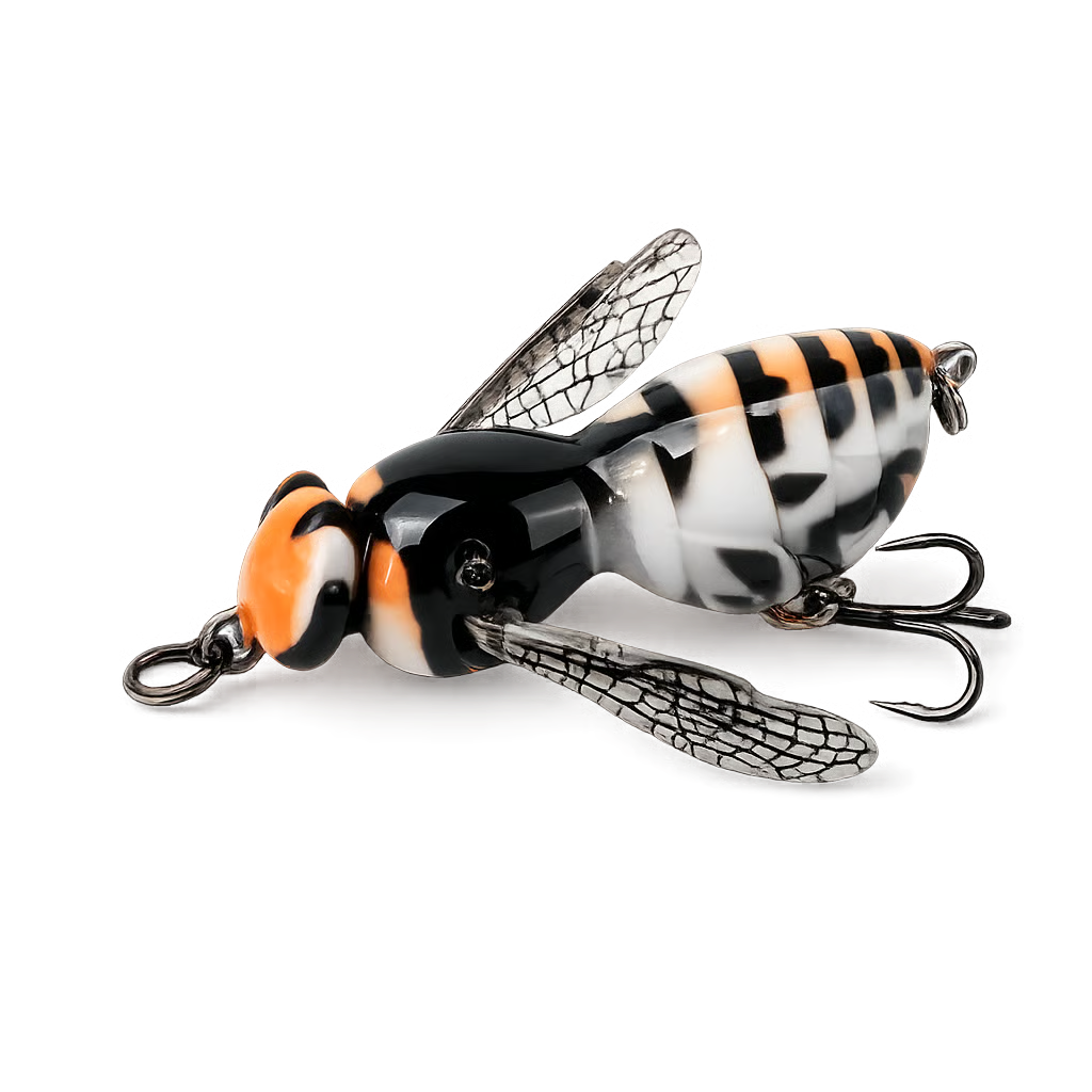 🔥💥 Last Day 49% OFF – 🐝 Bionic Wasp Topwater Lure That Triggers Explosive Strikes-Finds
