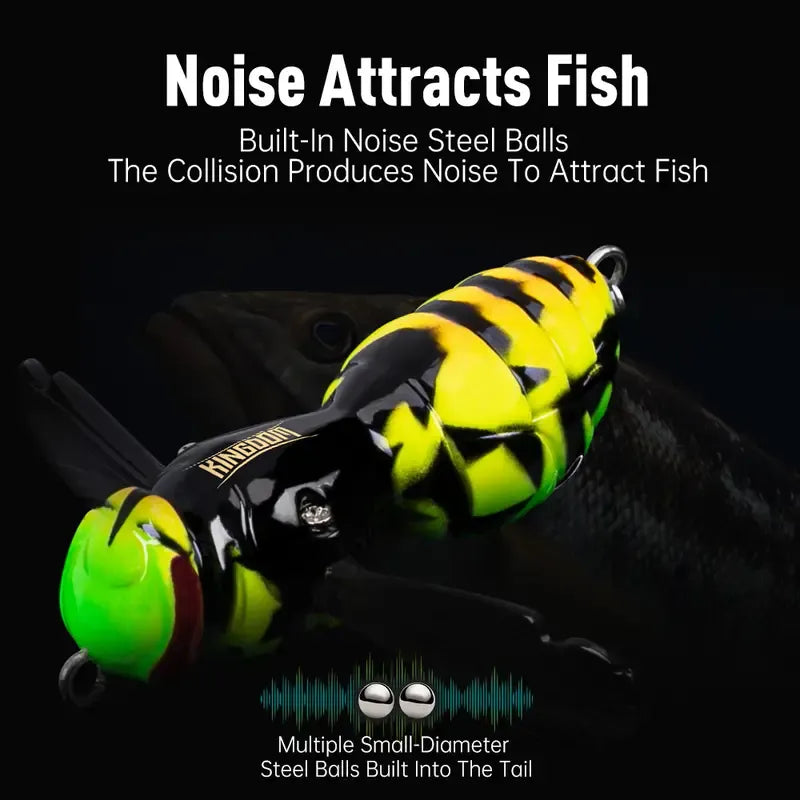 🔥💥 Last Day 49% OFF – 🐝 Bionic Wasp Topwater Lure That Triggers Explosive Strikes-Finds