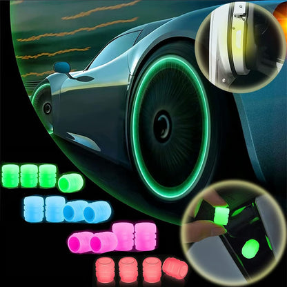 🎁Last Day Promotion 🔥🚗Glow-in-the-Dark Tire Caps 💡 - ZZZ
