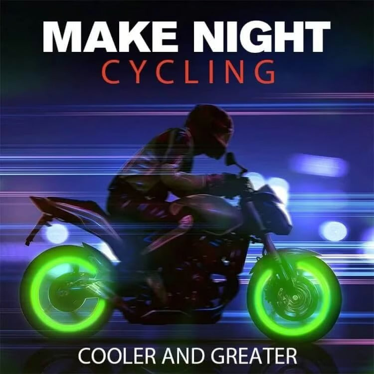 🎁Last Day Promotion 🔥🚗Glow-in-the-Dark Tire Caps 💡 - ZZZ