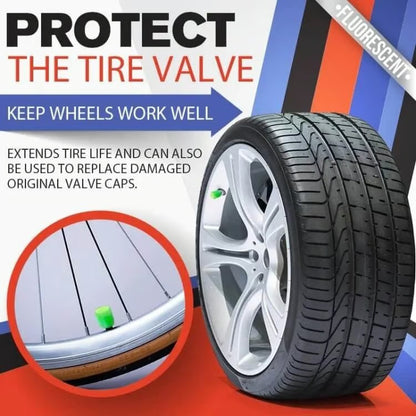 🎁Last Day Promotion 🔥🚗Glow-in-the-Dark Tire Caps 💡 - ZZZ