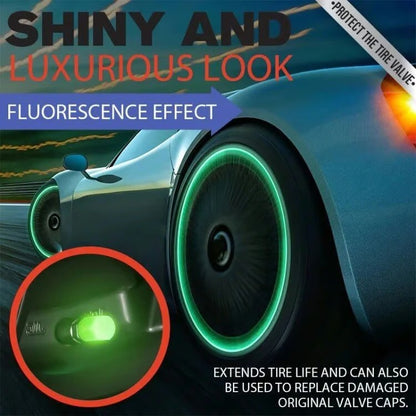🎁Last Day Promotion 🔥🚗Glow-in-the-Dark Tire Caps 💡 - ZZZ