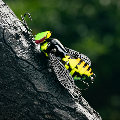 🔥💥 Last Day 49% OFF – 🐝 Bionic Wasp Topwater Lure That Triggers Explosive Strikes-Finds