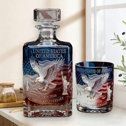 📦Limited Edition 2026 USA 250th Anniversary Commemorative Glass – 1776-2026 Heritage Edition-Elite