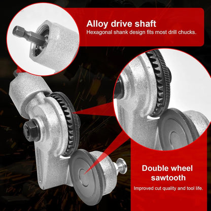 🔥Father's Day Sale 56% OFF🔥-🛠️Sheet Metal Cutter Drill Attachment - edition