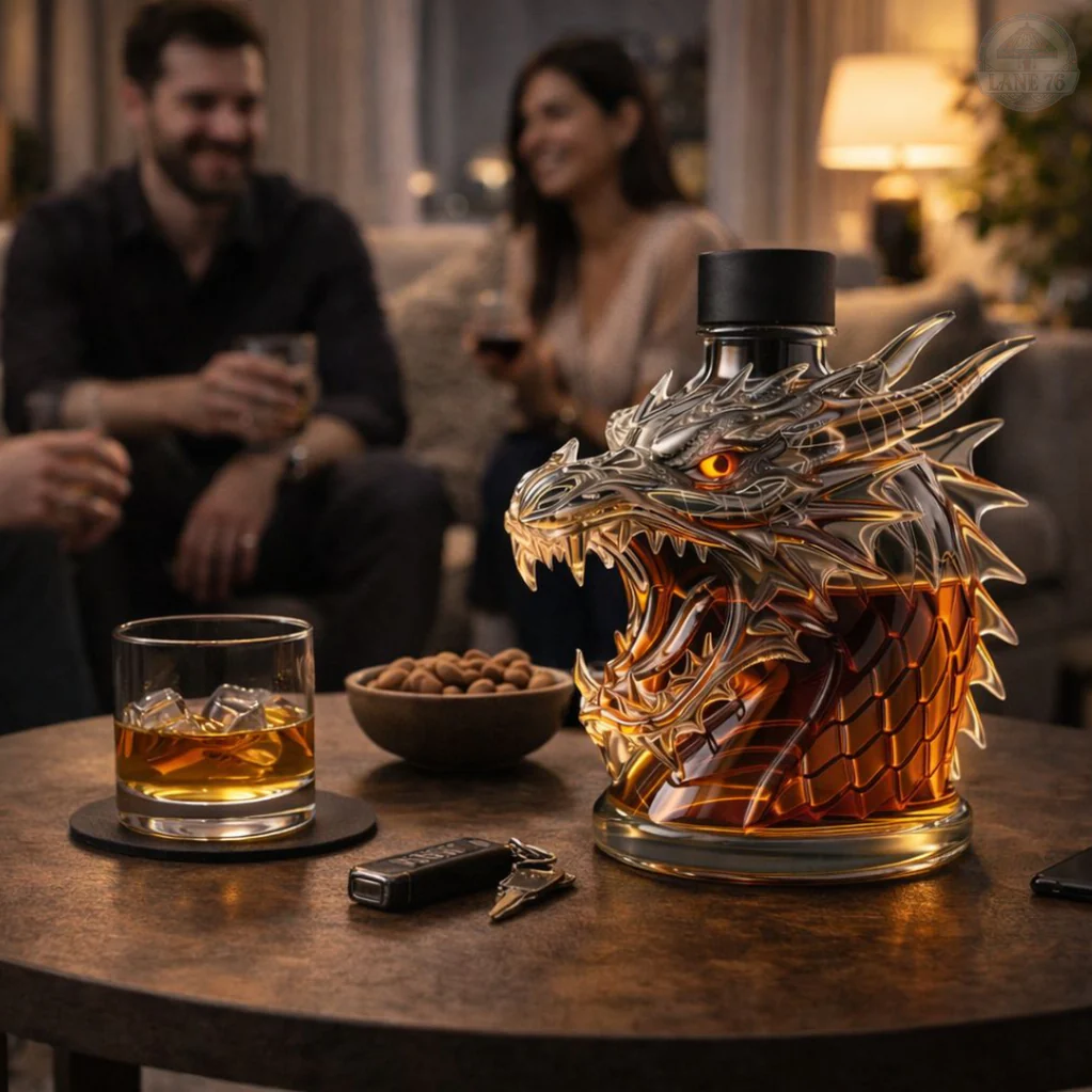 🎁🔥Father’s Day 49% OFF - Luxury Dragon Art Wine Bottle🐉✨-Viral