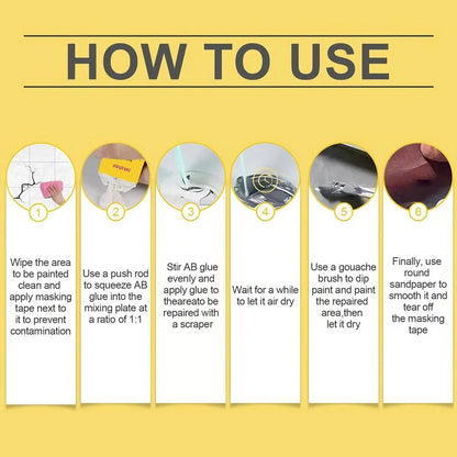 🔥🔧Quick-Drying Tile Repair Glue - Complete Tool Kit for DIY – Fix Cracks Permanently in Minutes!✨🛒-Elite