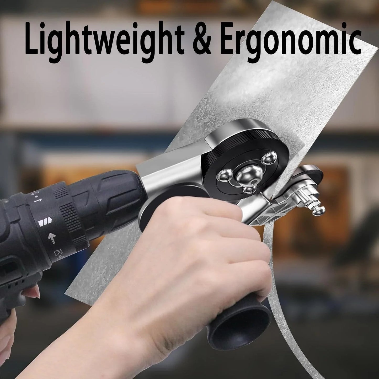 🔥Father's Day Sale 56% OFF🔥-🛠️Sheet Metal Cutter Drill Attachment - edition