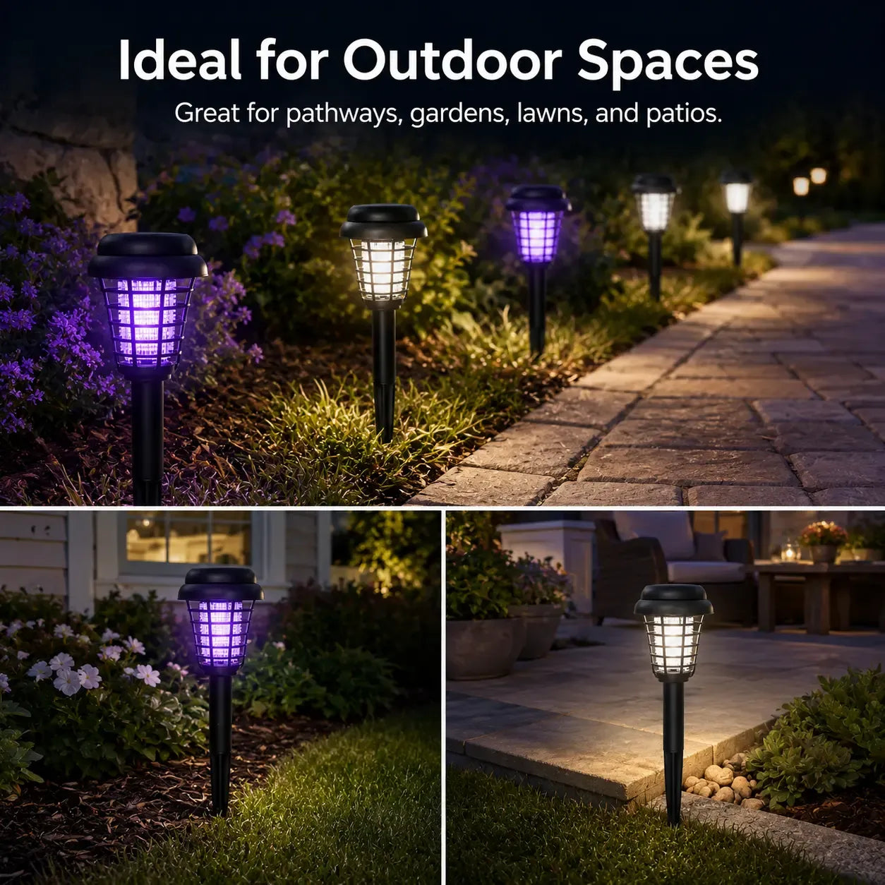 ✨💥Solar Mosquito Zapper Light -Outdoor Garden Stake Lamp💥🛒-editon