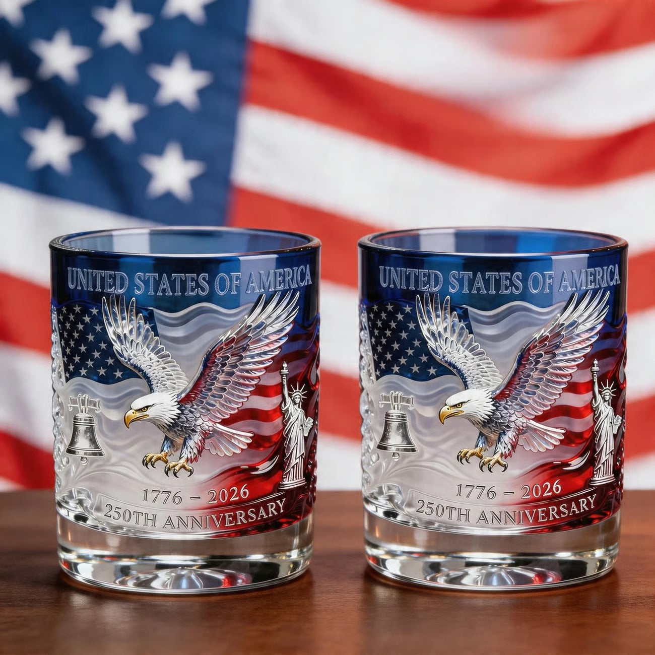 📦Limited Edition 2026 USA 250th Anniversary Commemorative Glass – 1776-2026 Heritage Edition-Elite