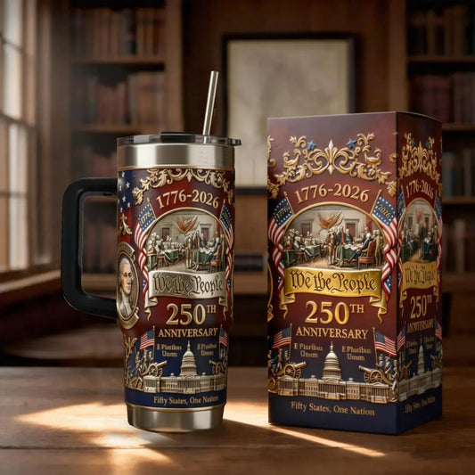 Last Day 49% OFF🔥U.S. 250th Anniversary Commemorative Travel Tumbler (1776-2026)-edition