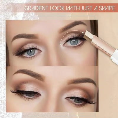 ⏱️ 24h Flawless Wear: Waterproof Dual-Tone Eyeshadow Stick 💦-Viral