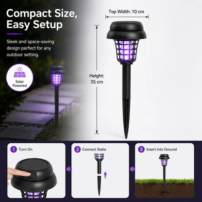 ✨💥Solar Mosquito Zapper Light -Outdoor Garden Stake Lamp💥🛒-editon