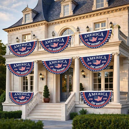 🏆🎇 Let’s count down to America's big 2-5-0 together! Grab this commemorative banner and show your pride! 🇺🇸✨ - ZZZ