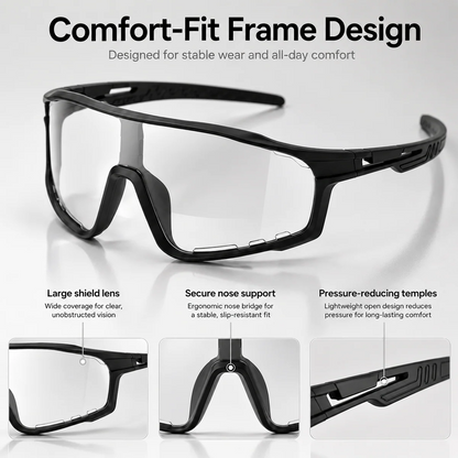☀️UV400 Photochromic Polarized Safety Glasses-Finds