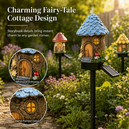 ☀️🔥Solar Fairy-Tale Mushroom Cottage Garden Light🔥-Elite