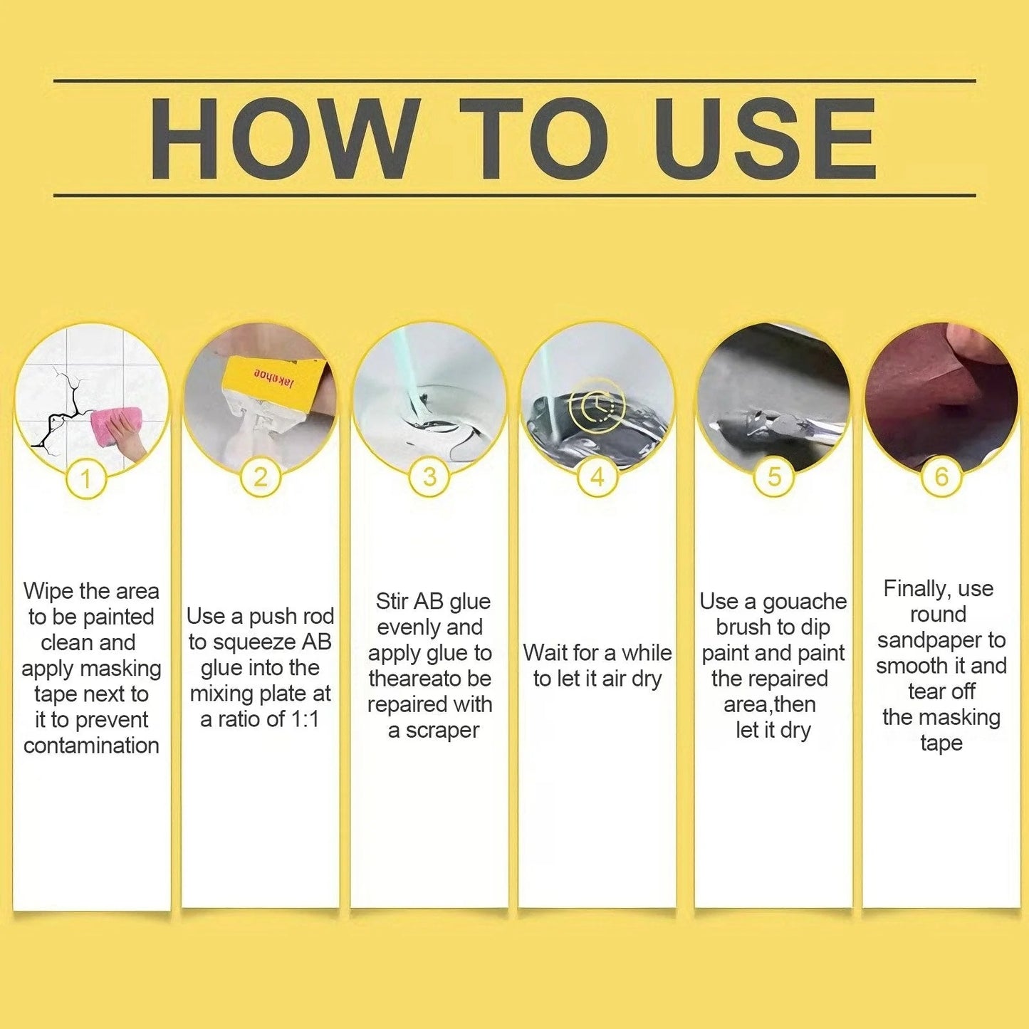 ⚡️ Fast Fix, Flawless Results! 🔧Tile Repair Kit✨-edition