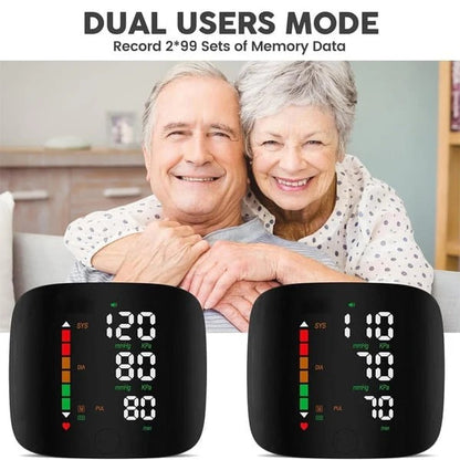 ☀️🔥Wrist Blood Pressure Monitor – LED Display, Adjustable, Health Tracking🔥-Elite