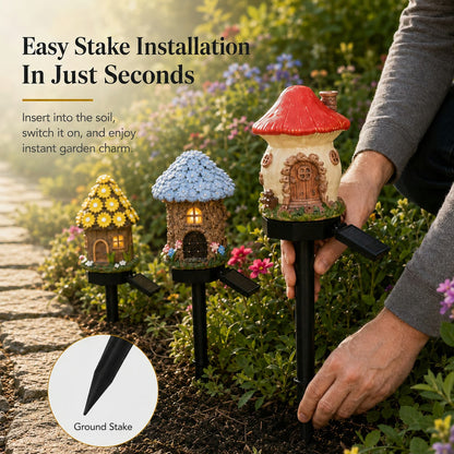 ☀️🔥Solar Fairy-Tale Mushroom Cottage Garden Light🔥-Elite