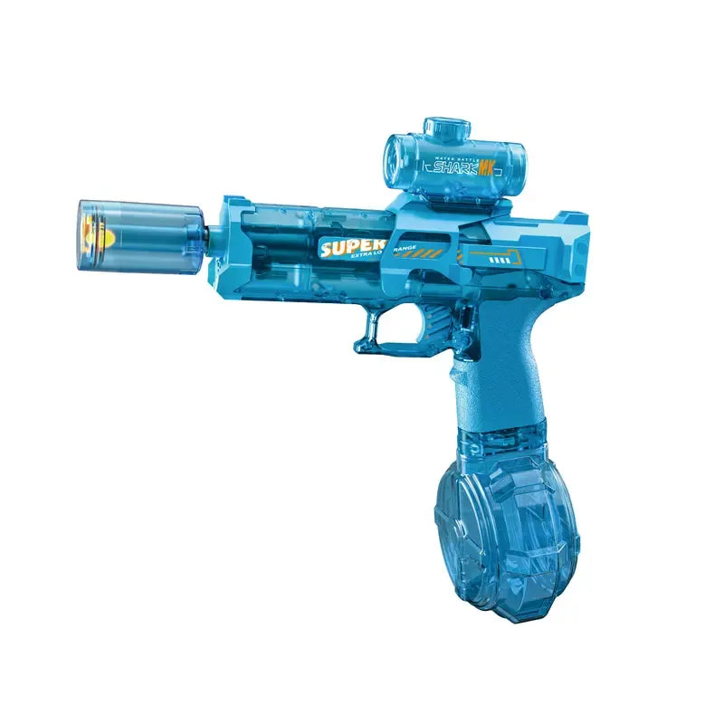 💧Glowing Electric Water Gun🔫, 32ft Range, 320cc Tank, Fun Summer Toy for All Ages-HG
