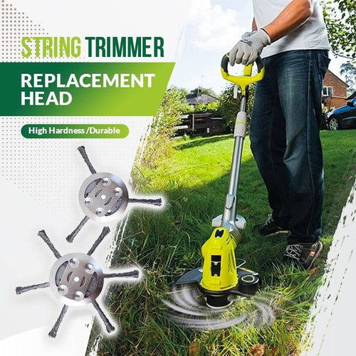 🏆🚚🔥Heavy-Duty Steel WireTrimmer Head for Cordless Weed Trimmers ✨- ZZZ