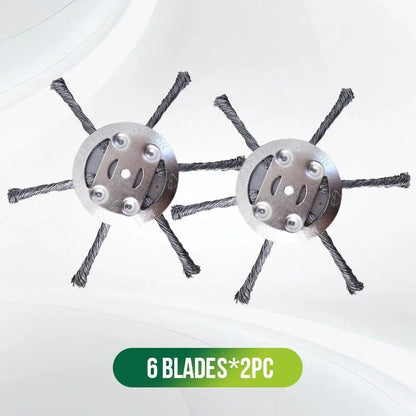 🏆🚚🔥Heavy-Duty Steel WireTrimmer Head for Cordless Weed Trimmers ✨- ZZZ