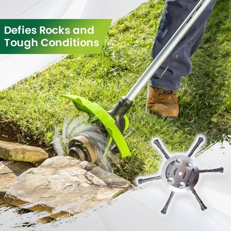 🏆🚚🔥Heavy-Duty Steel WireTrimmer Head for Cordless Weed Trimmers ✨- ZZZ