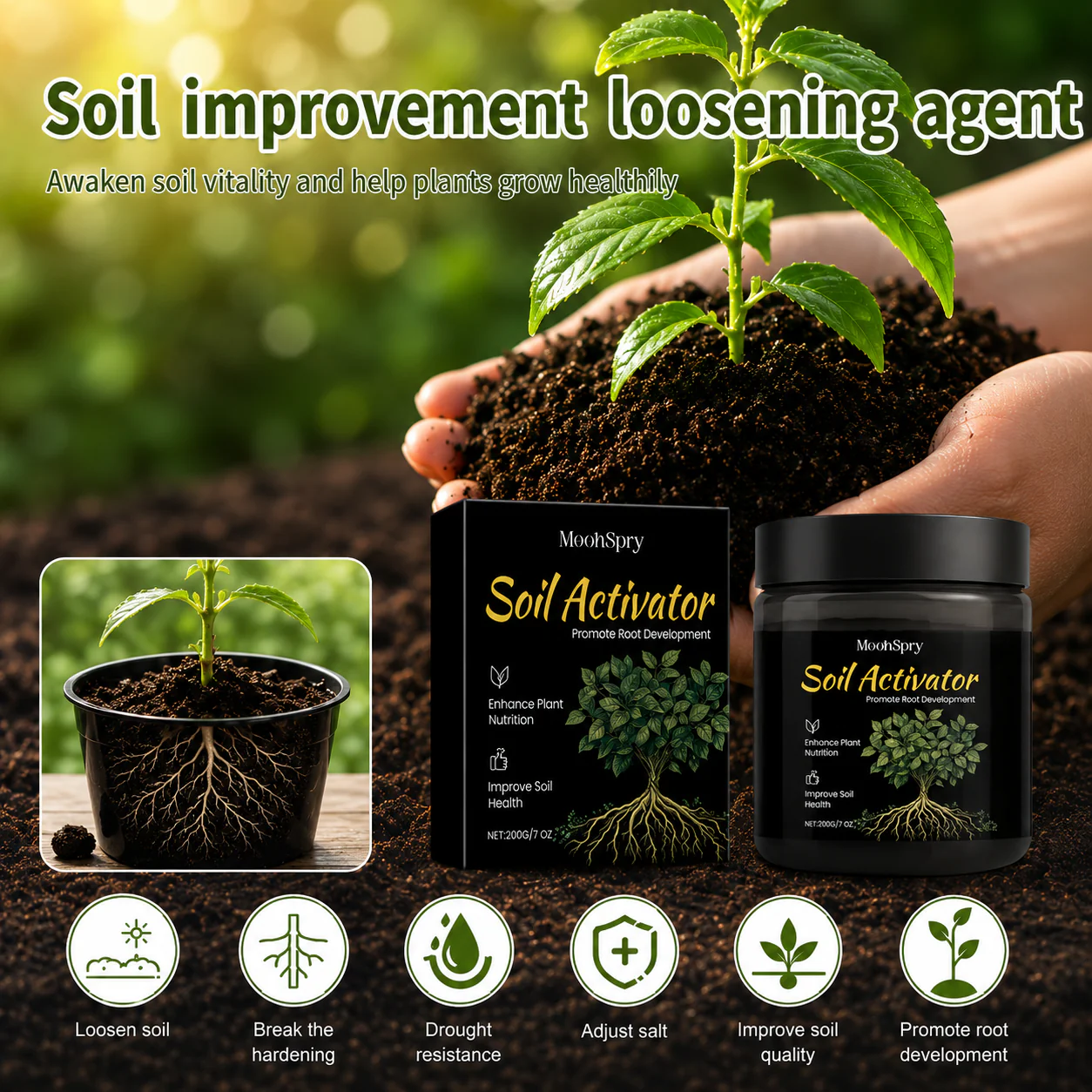 ⏰Last day Promotion🔥🏆75K+ SOLD! 🌳Soil Pro Activator-Viral