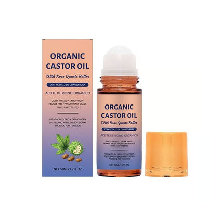 Ditch the sticky mess! 🚫 Get the pure Castor Oil glow, stress-free. ✨-edition