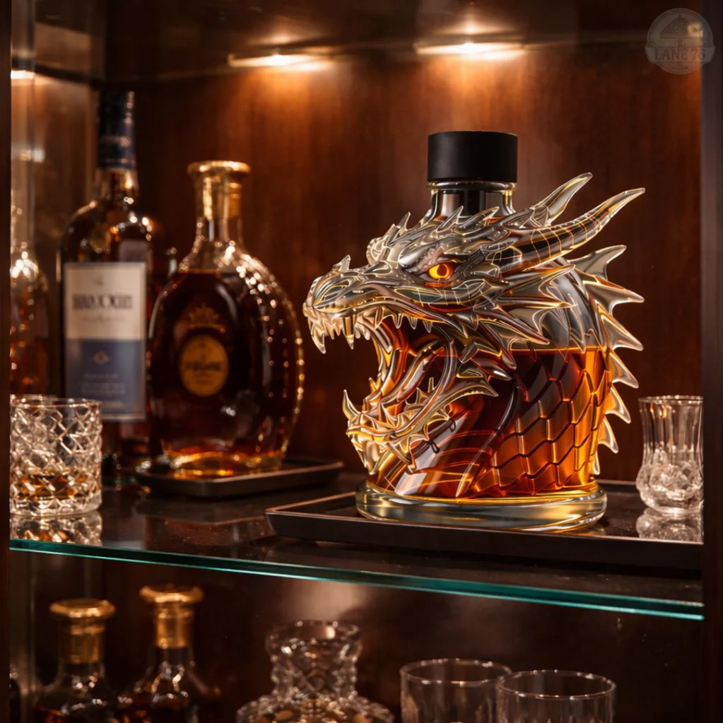 🎁🔥Father’s Day 49% OFF - Luxury Dragon Art Wine Bottle🐉✨-Viral