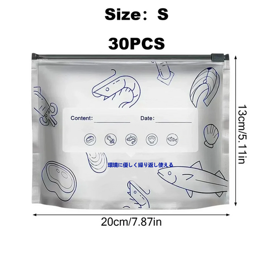 🥩🥦 Say Goodbye to Freezer Burn! Keep Your Food Fresh & Juicy 5X Longer! ❄️❌- ZZZ
