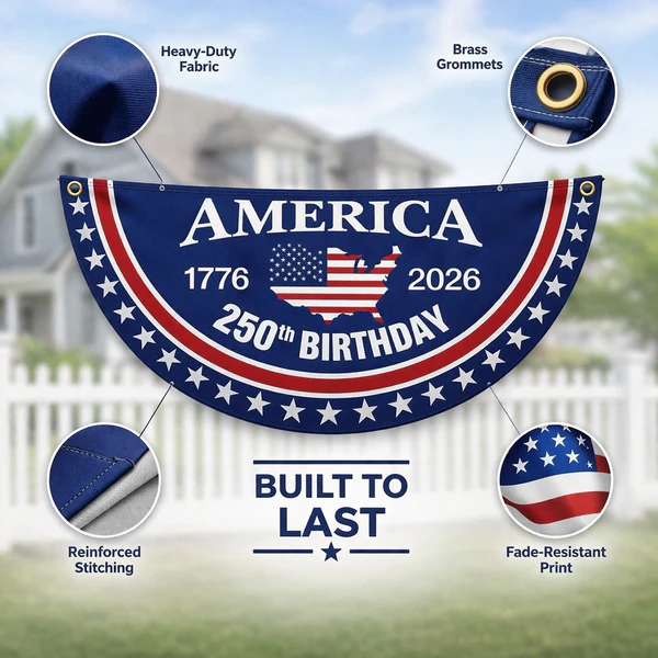 🏆🎇 Let’s count down to America's big 2-5-0 together! Grab this commemorative banner and show your pride! 🇺🇸✨ - ZZZ