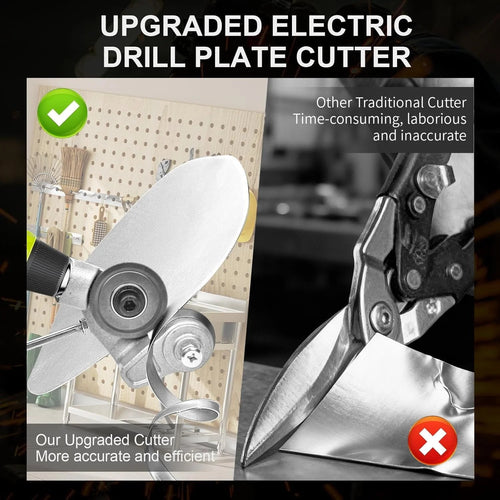 🔥Father's Day Sale 56% OFF🔥-🛠️Sheet Metal Cutter Drill Attachment - Viral