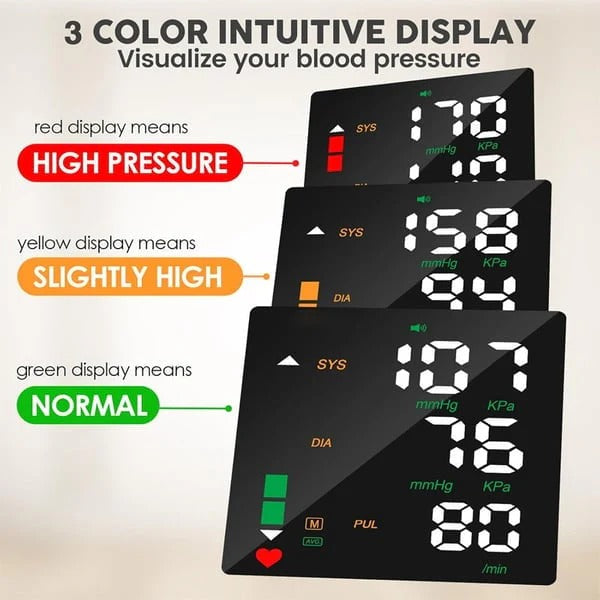 ☀️🔥Wrist Blood Pressure Monitor – LED Display, Adjustable, Health Tracking🔥-Elite