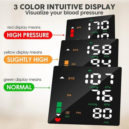☀️🔥Wrist Blood Pressure Monitor – LED Display, Adjustable, Health Tracking🔥-Elite
