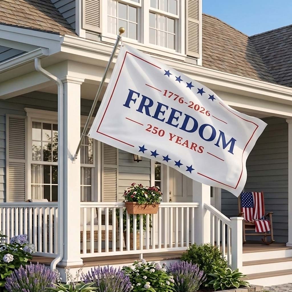 1776–2026 Freedom 250 Years Commemorative Flag 🦅 Premium 3x5 USA Patriotic Anniversary Flag-Bestseller